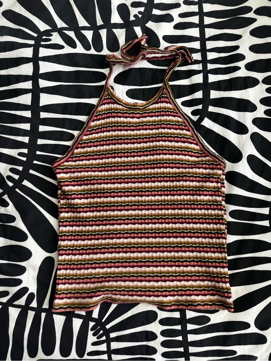 American Eagle Outfitters Tops - American Eagle Outfitters Striped Halter Tank Top